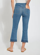 Daria Gradient Hem Denim - Mid Wash by Lysse — alternate view