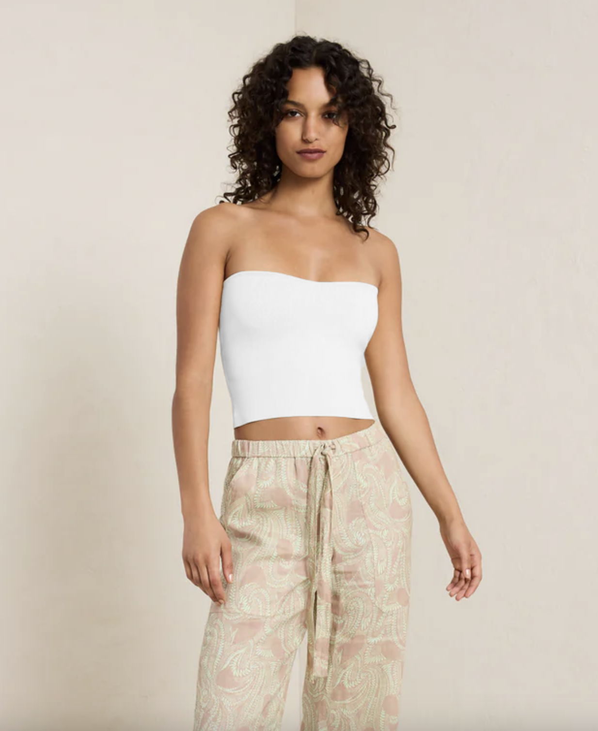 Dean Strapless Knit Top - Off White by A.L.C | 25 South Boutiques