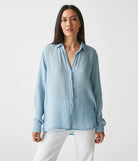 Leo Button Down Top - Harbor by Michael Stars | 25 South Boutiques