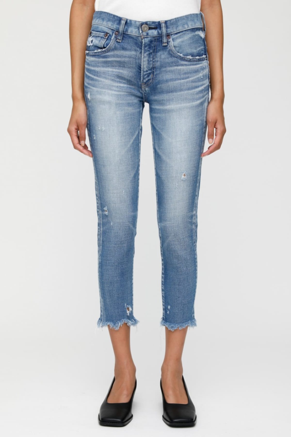 MV Diana Skinny Jeans - Light Blue by Moussy — alternate view