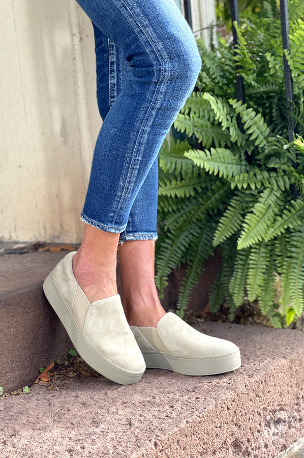 Warren Suede Sneaker - Doe by Vince — view 5