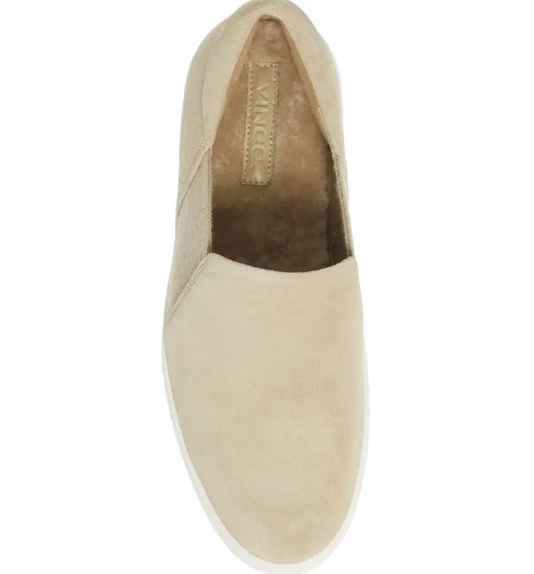 Warren Lug Water Resistent Sneaker - Doe Suede by Vince — view 4