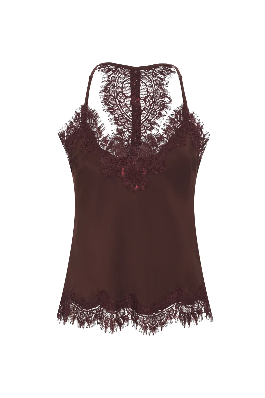 Lucy Crop Cami - Dark Plum by Gold Hawk | 25 South Boutiques