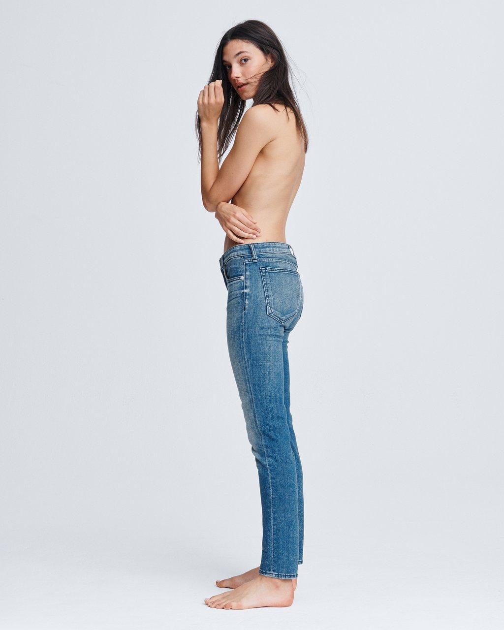Dre Low Rise Boyfriend - Sapphire by Rag & Bone — alternate view