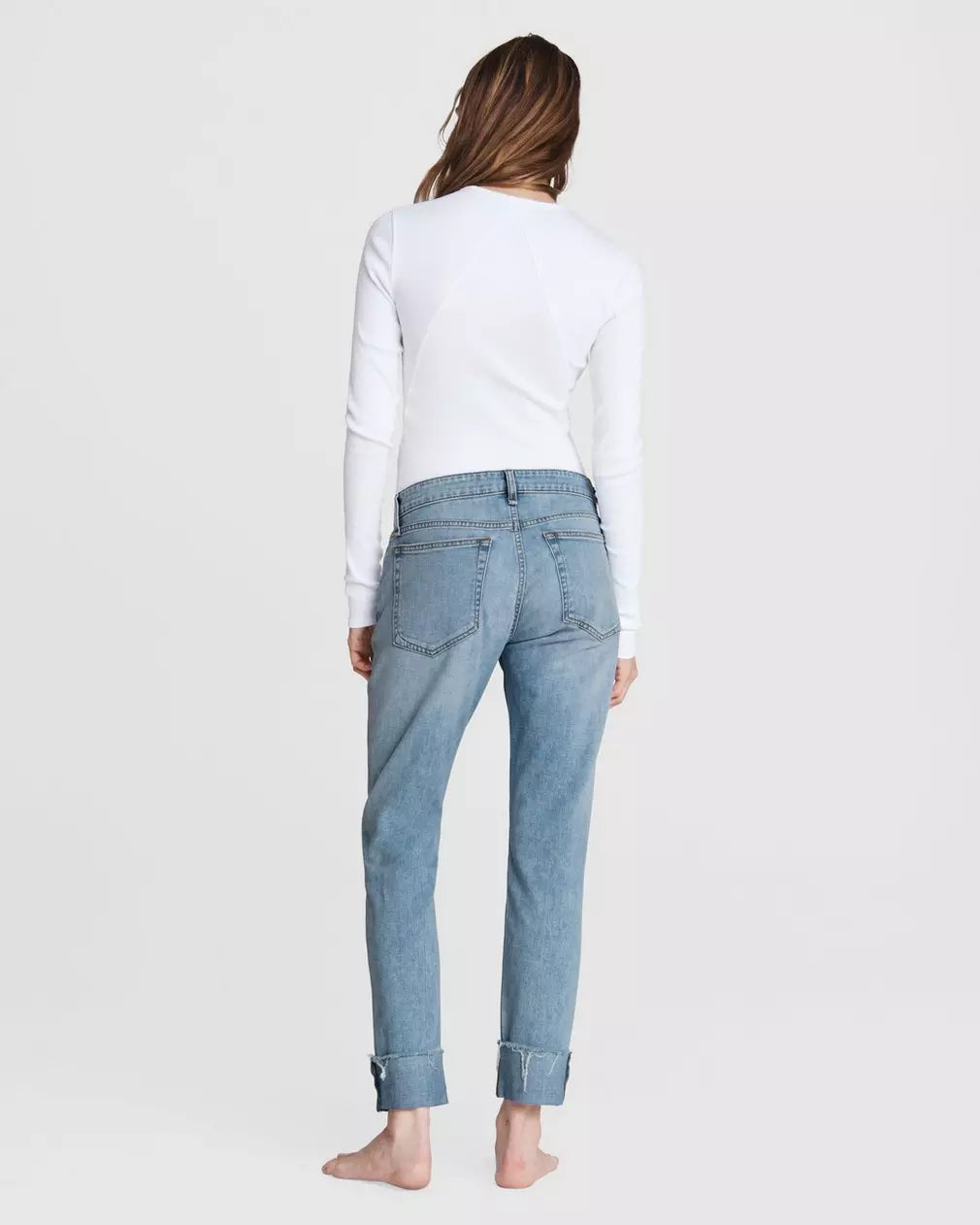 Dre Low-Rise Boyfriend - Tulip by Rag & Bone — view 4