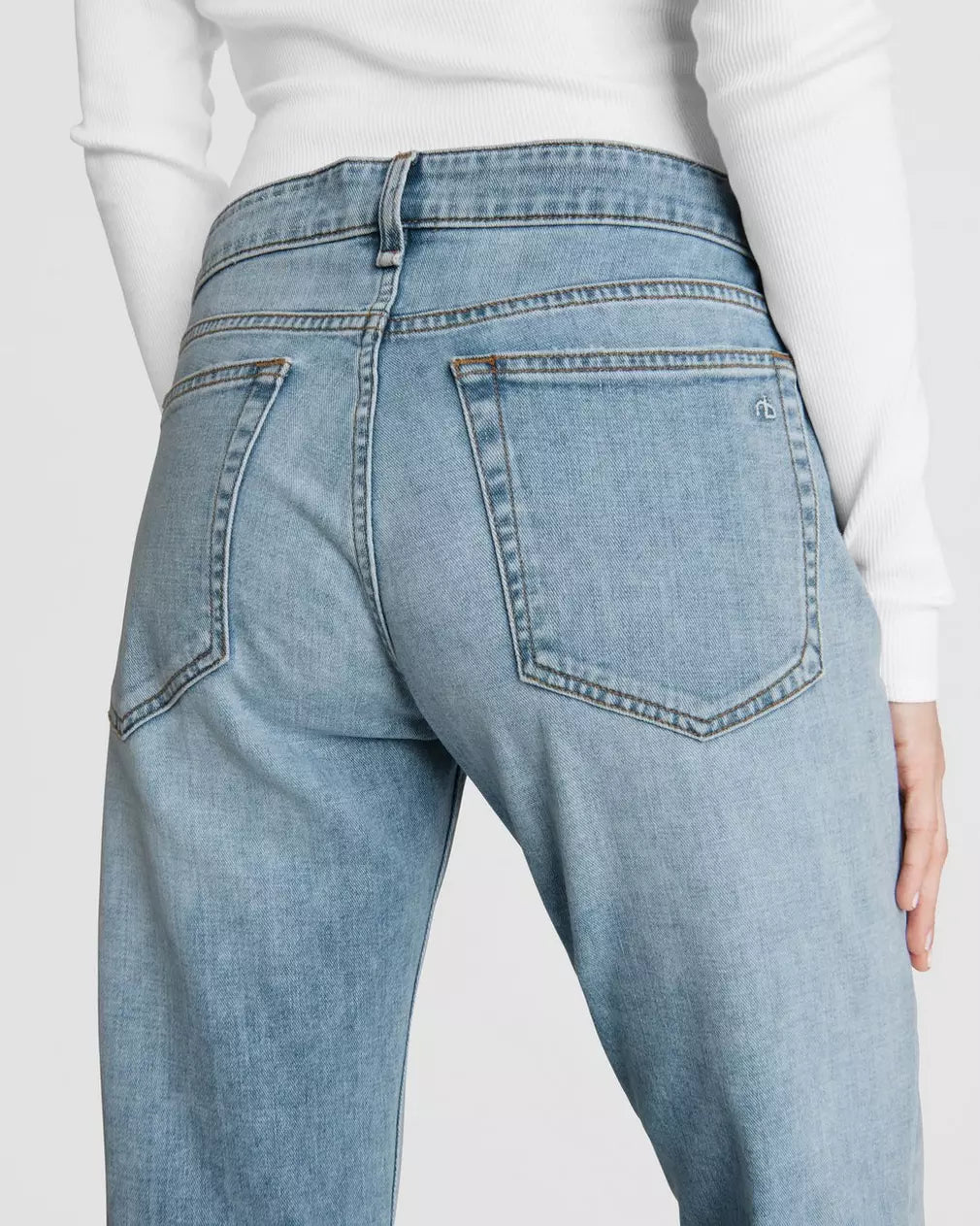 Dre Low-Rise Boyfriend - Tulip by Rag & Bone — view 6