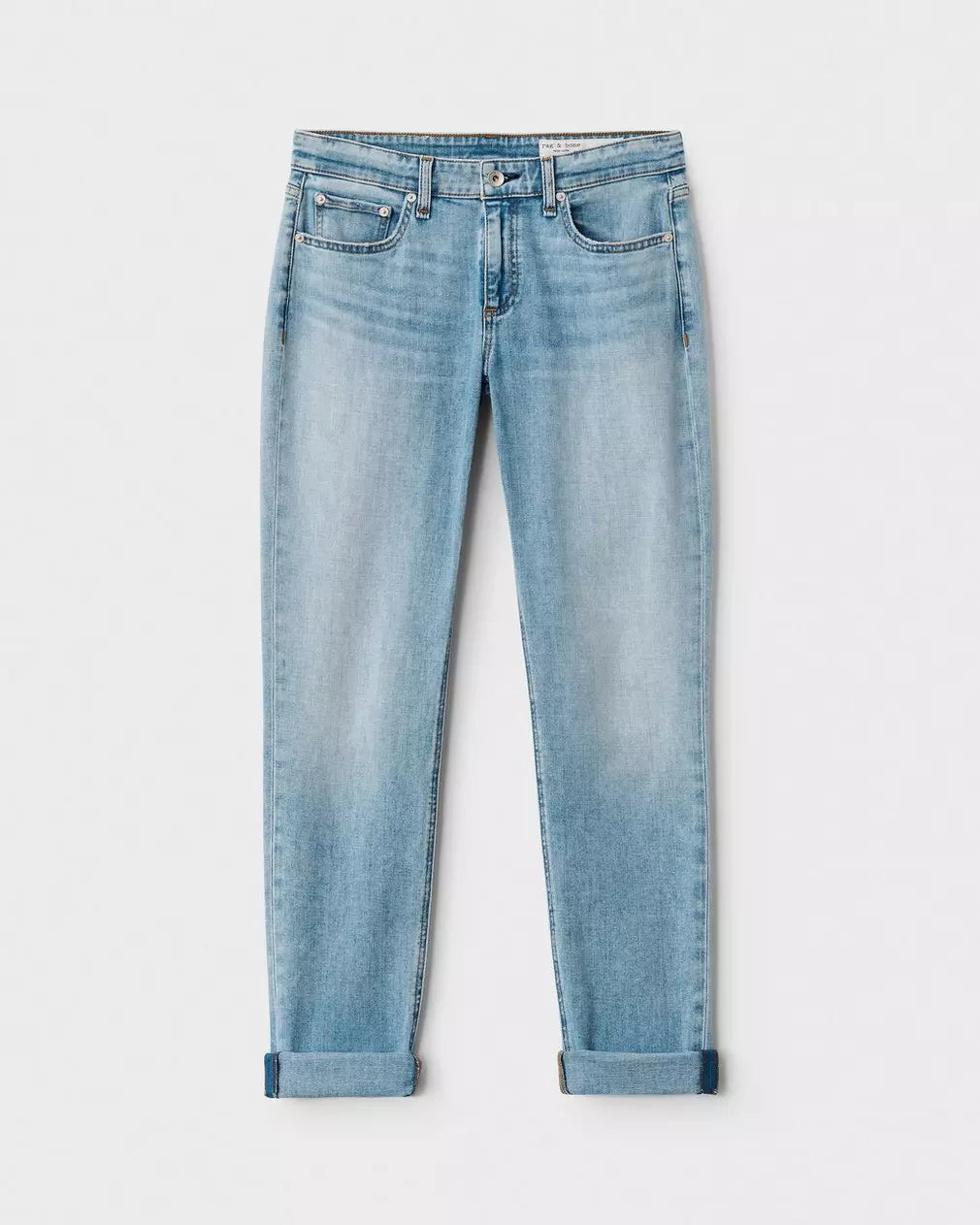 Dre Low-Rise Boyfriend - Tulip by Rag & Bone — view 7