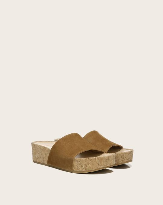 Dresdyn Platform Sandal - Caramel by Veronica Beard — alternate view