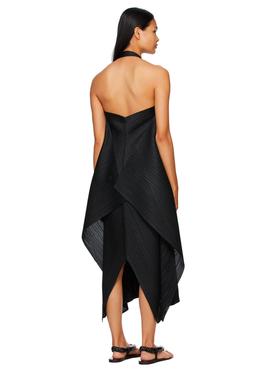 Pleated Back Dress - Black by Issey Miyake — alternate view