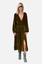 Velvet Dress - Olive by Tandem | 25 South Boutiques