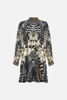 Drop Sleeve Shirt Dress - Night Owl by Camilla — view 6