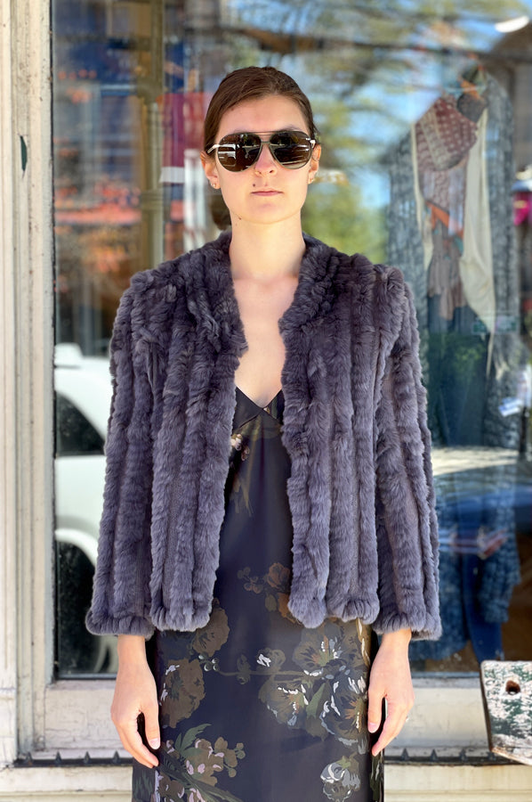 Rosa Fur Jacket - Galaxy by Heartloom — alternate view