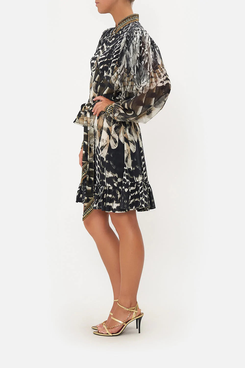 Drop Sleeve Shirt Dress - Night Owl by Camilla — view 4