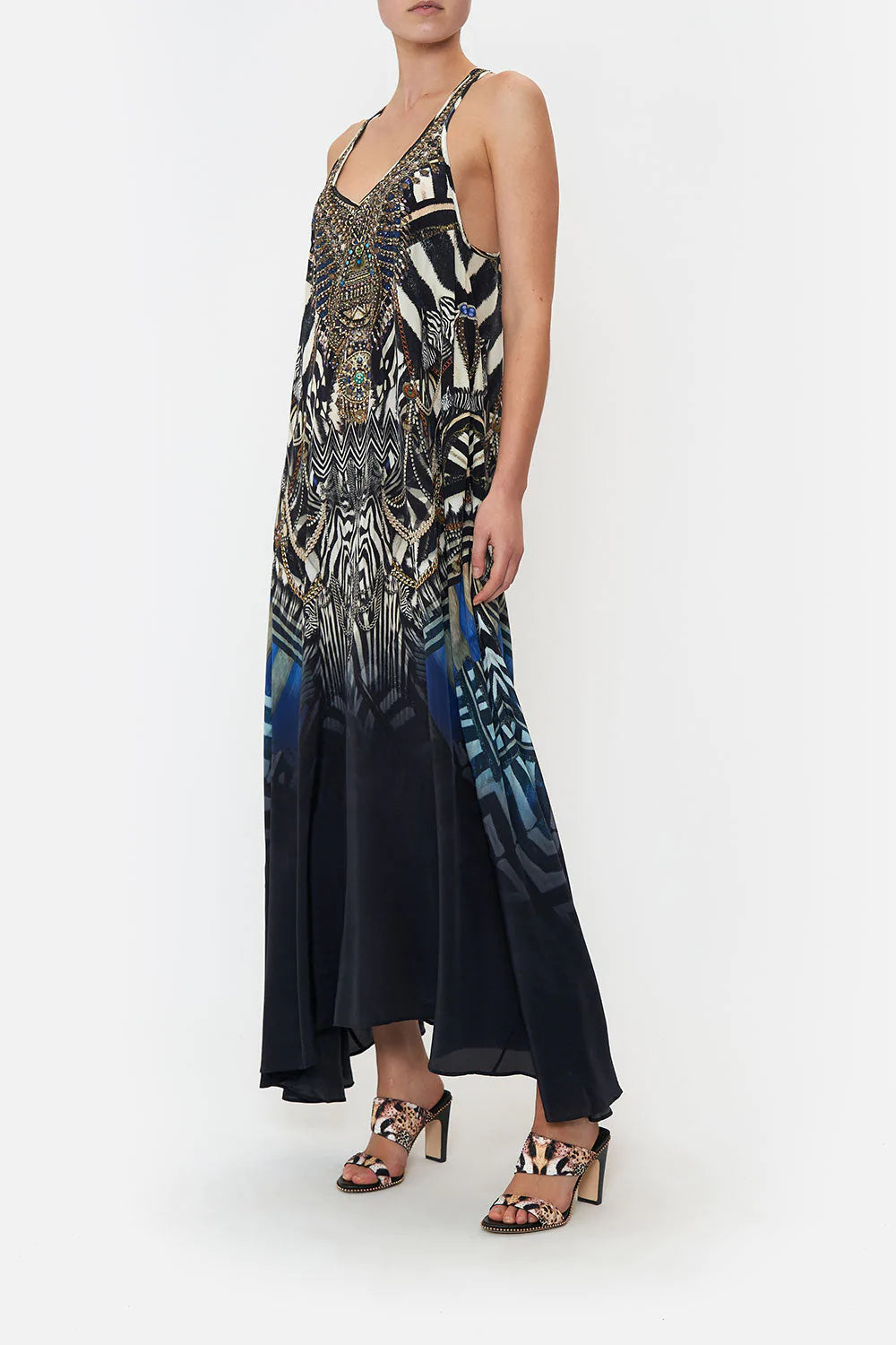 V Neck Racerback Dress - Knight of the Wild by Camilla — view 3