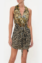 Tie Front Short Dress - Armada by Camilla — view 4