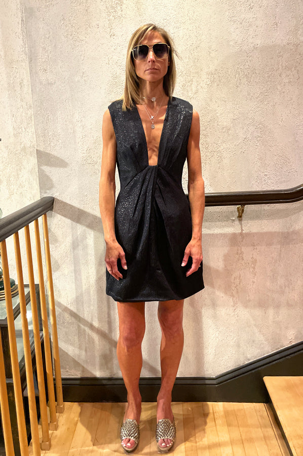 Netta Mini Dress - Black by Ramy Brook — view 3