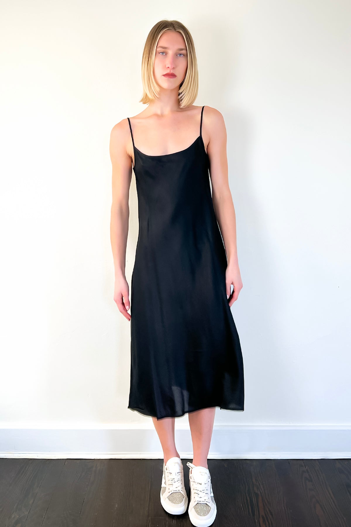 Classic Slip Dress - Black by Brazeau Tricot | 25 South Boutiques