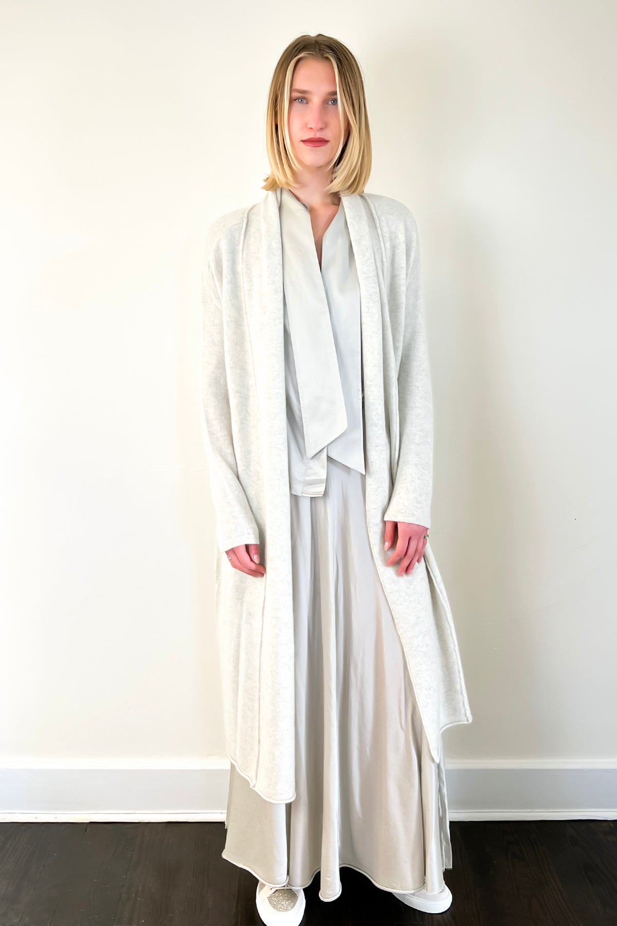 Dinning Cashmere Duster - Muslin by Brazeau Tricot | 25 South Boutiques