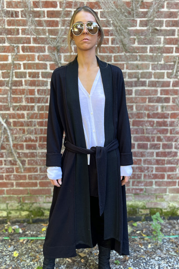 Long Cardigan - Black by Transit Par-Such — alternate view