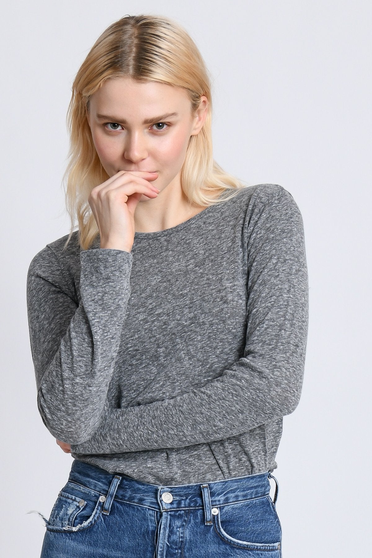 Dylan Shirt - Heather Grey by perfectwhitetee | 25 South Boutiques