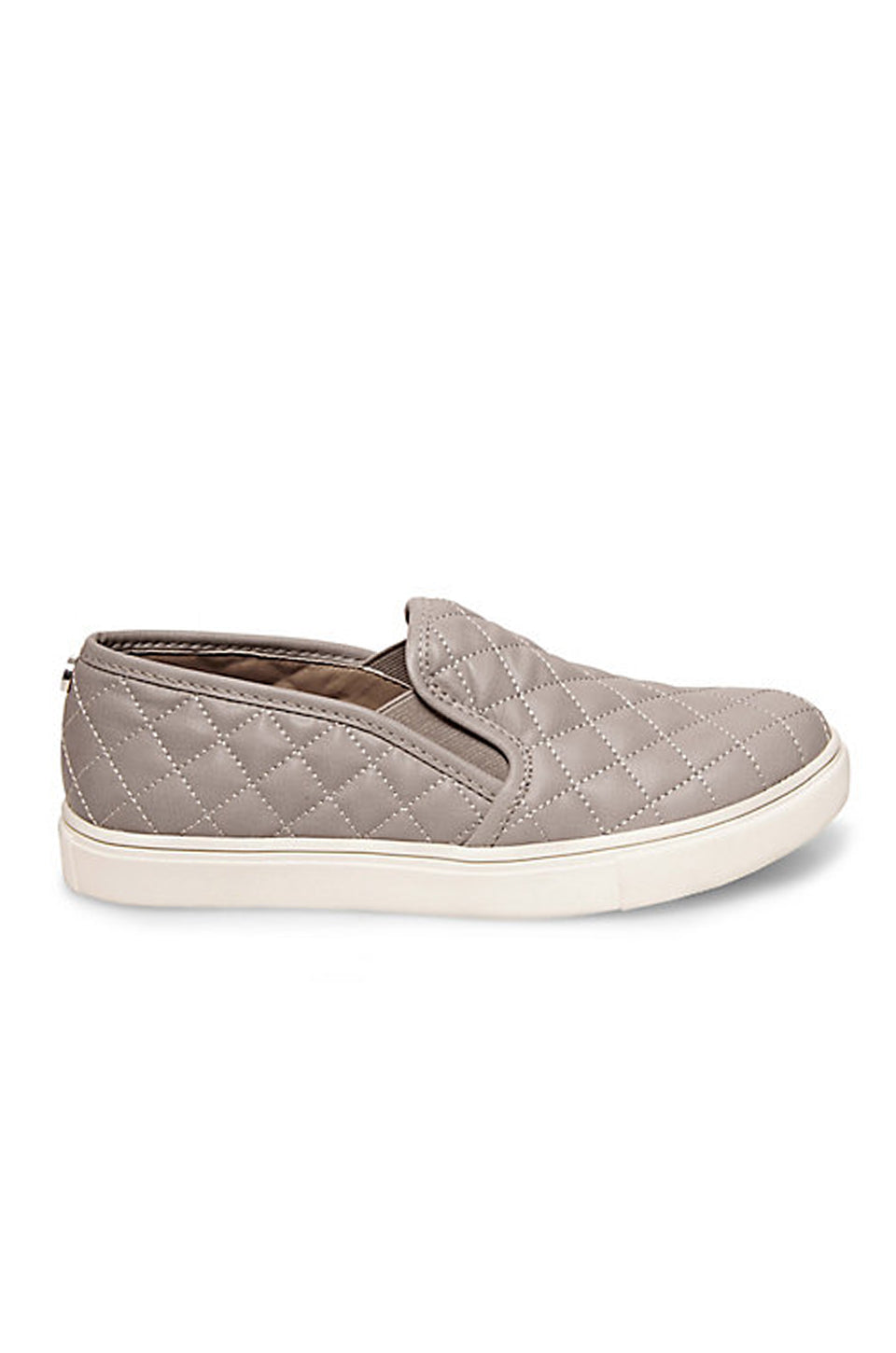 Ecentrcq Neutral Quilted Slip Sneaker - Grey by Steve Madden — view 3