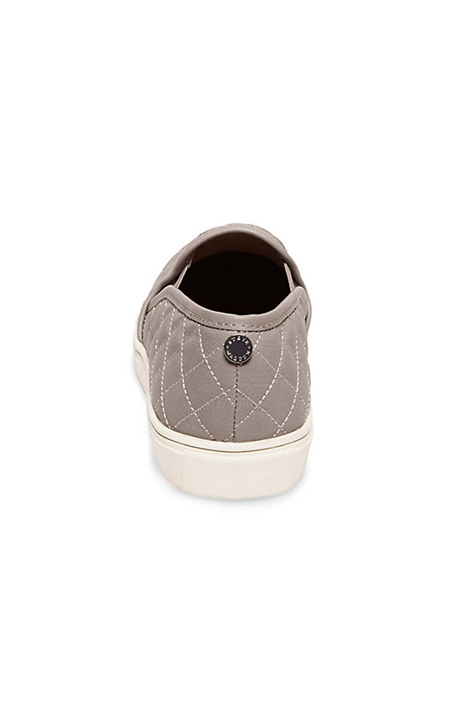 Ecentrcq Neutral Quilted Slip Sneaker - Grey by Steve Madden — view 4