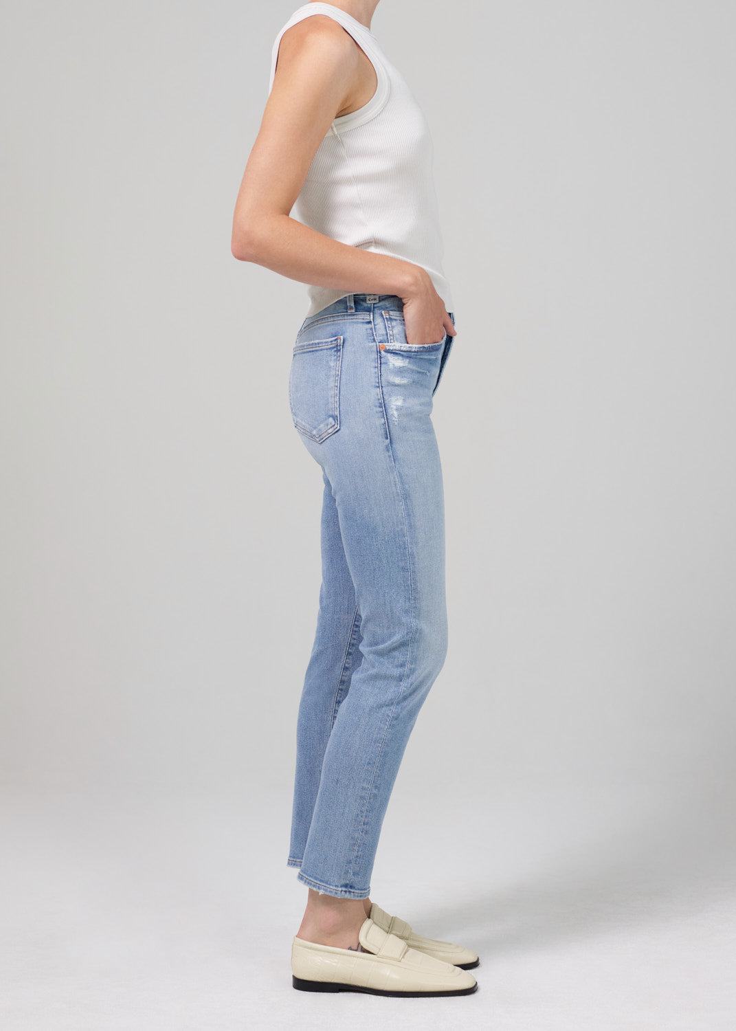 Ella Mid Rise Slim Crop - Carmen by Citizens of Humanity — view 3