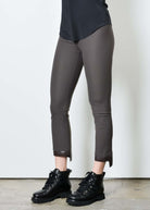 Olga Cropped Flare Pant - Espresso by Elaine Kim — alternate view