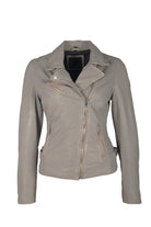 Sofia Leather Jacket - Elephant by Mauritius | 25 South Boutiques