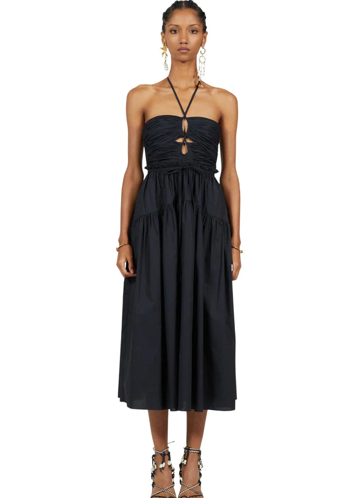 Ella Dress - Noir by Ulla Johnson | 25 South Boutiques