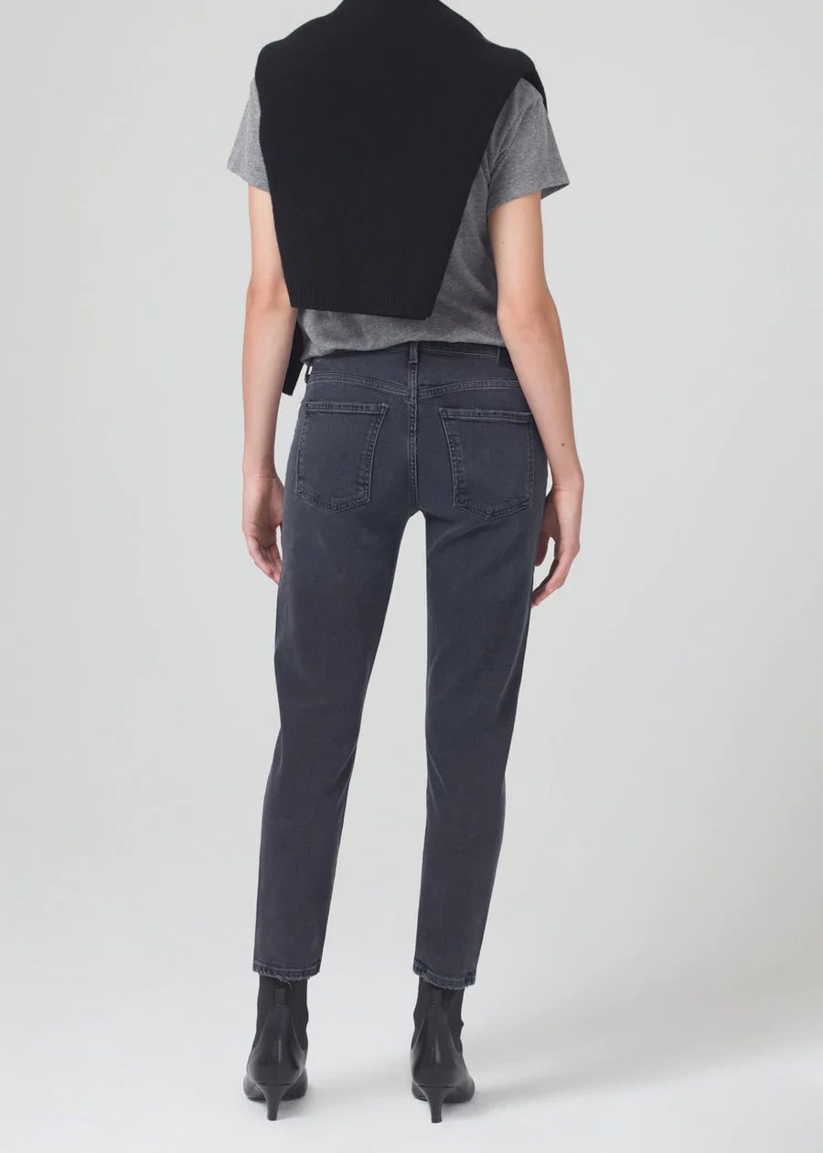 Ella Mid Rise Crop Slim - Film Noir by Citizens of Humanity — alternate view