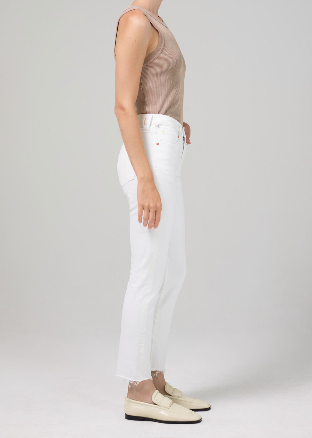 Ella Mid Rise Slim Crop - Moonglow by Citizens of Humanity — view 3