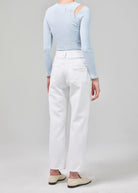Emery Crop Relaxed Straight - Marscapone by Citizens of Humanity — alternate view