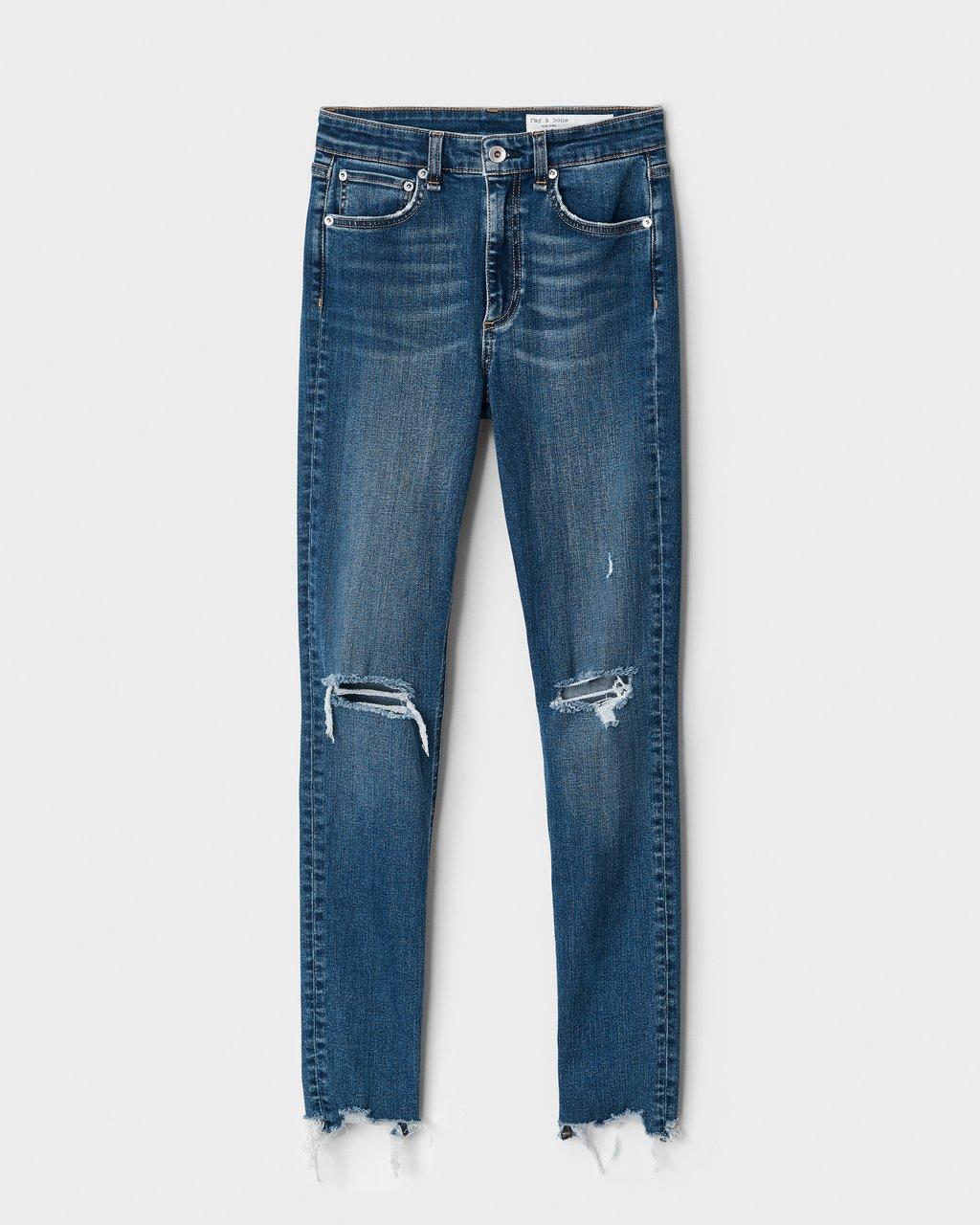 Nina High-Rise Skinny - Emory by Rag & Bone — alternate view