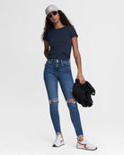Nina High-Rise Skinny - Emory by Rag & Bone — view 8
