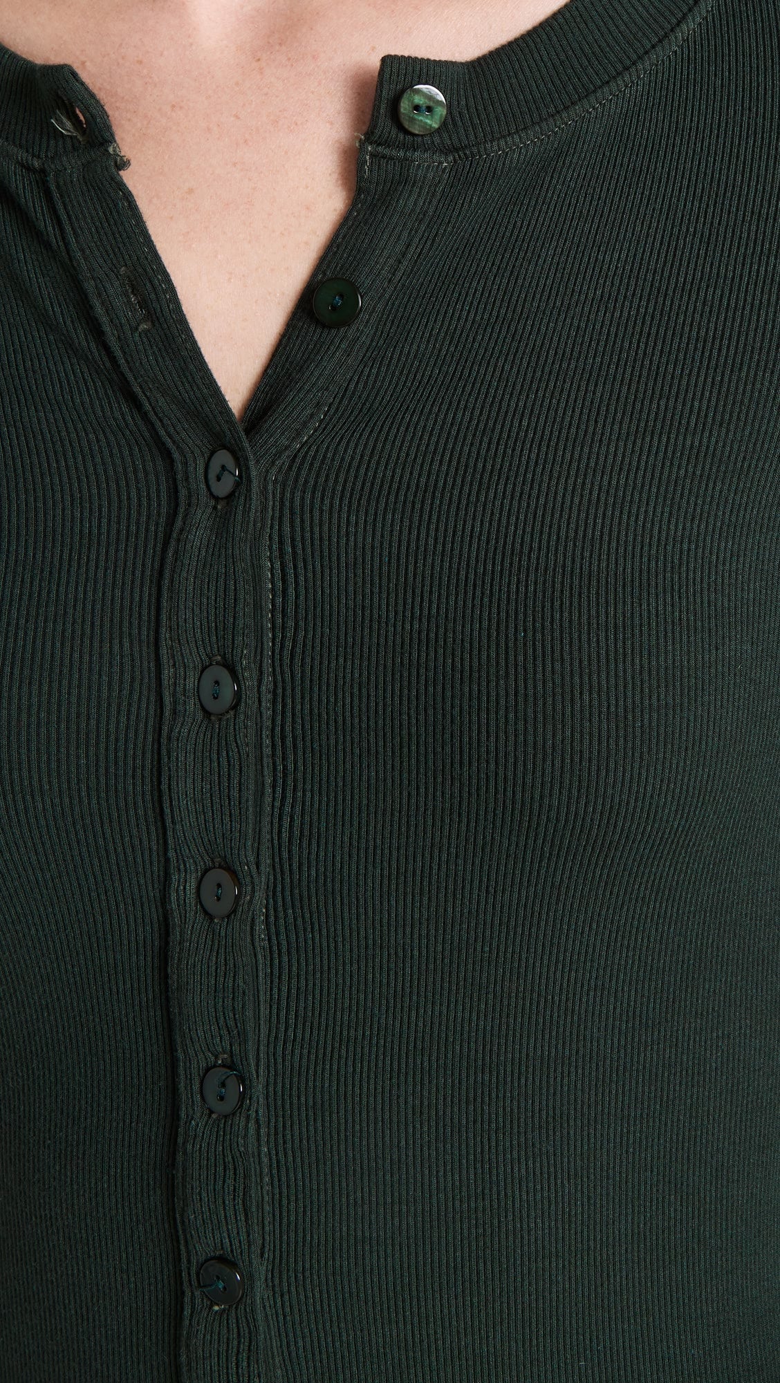 Silk Rib Fitted Cardigan - Dark Cedar by Enza Costa — view 6