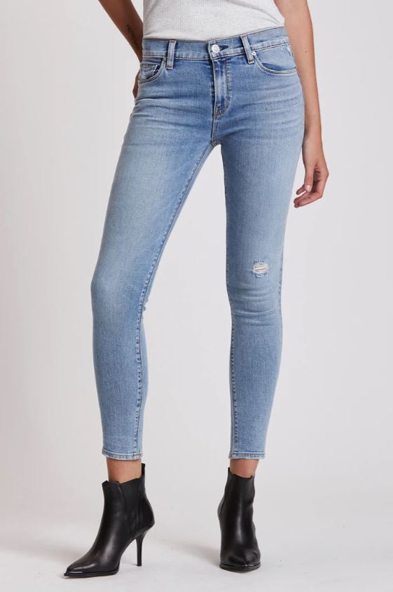 Nico Midrise Super Skinny Ankle Jean - Exchange by Hudson — view 3