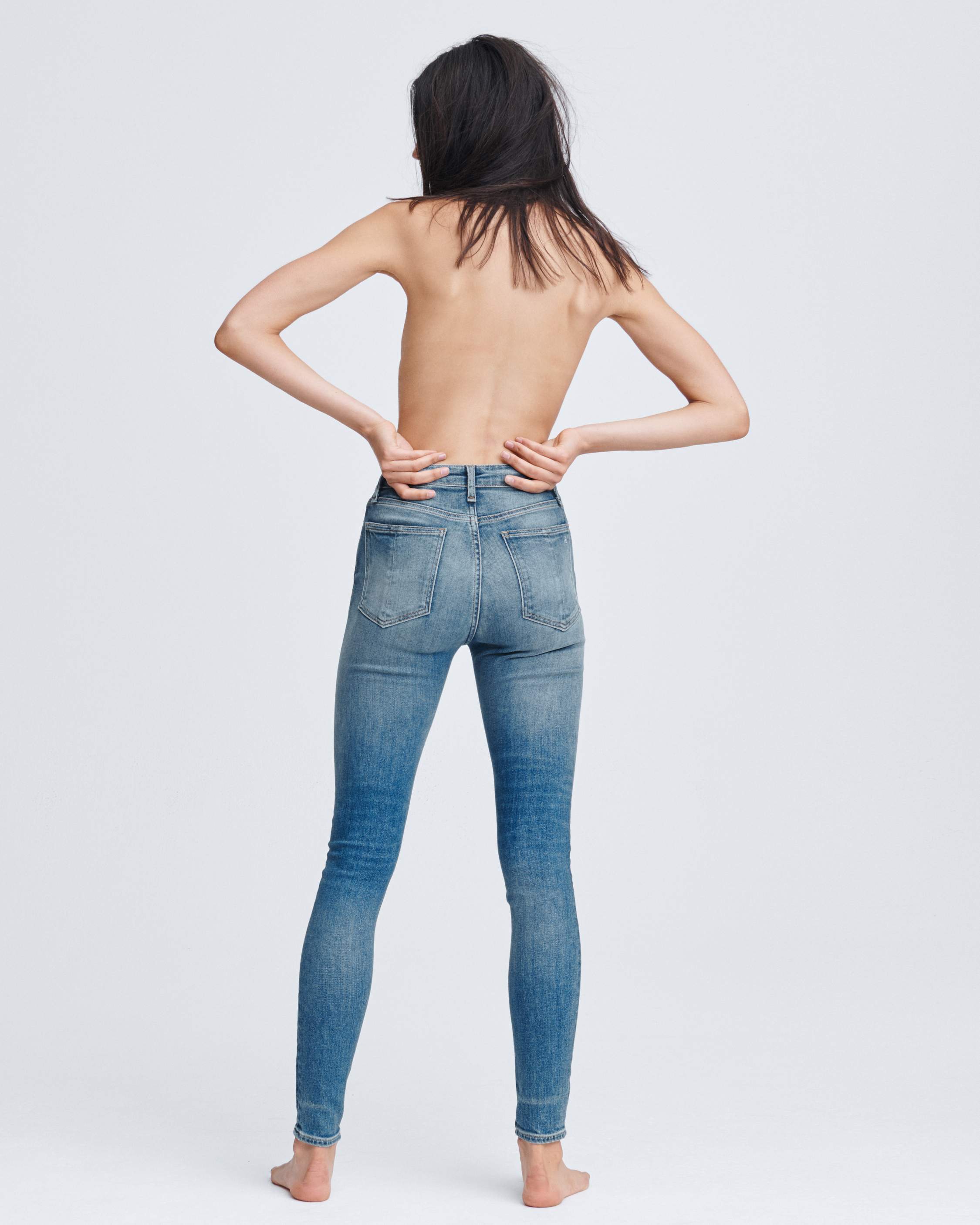 Nina High-Rise Skinny - Exmoor by Rag & Bone — view 3