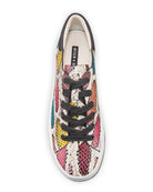 Ezra II Low Top Sneaker - Snake Multi by Alice & Olivia — view 3