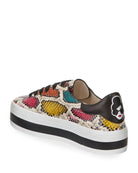 Ezra II Low Top Sneaker - Snake Multi by Alice & Olivia — view 4