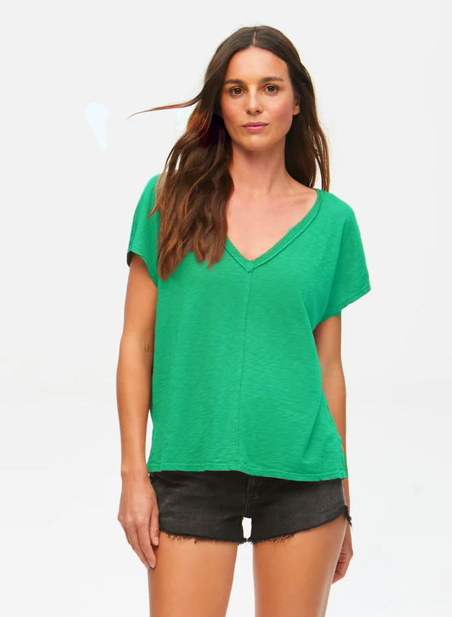 Lizzy Tee - Field Green by Michael Stars | 25 South Boutiques