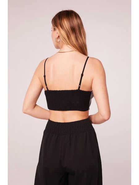 Firecracker Vegan Leather Tank - Black by band of the free — alternate view