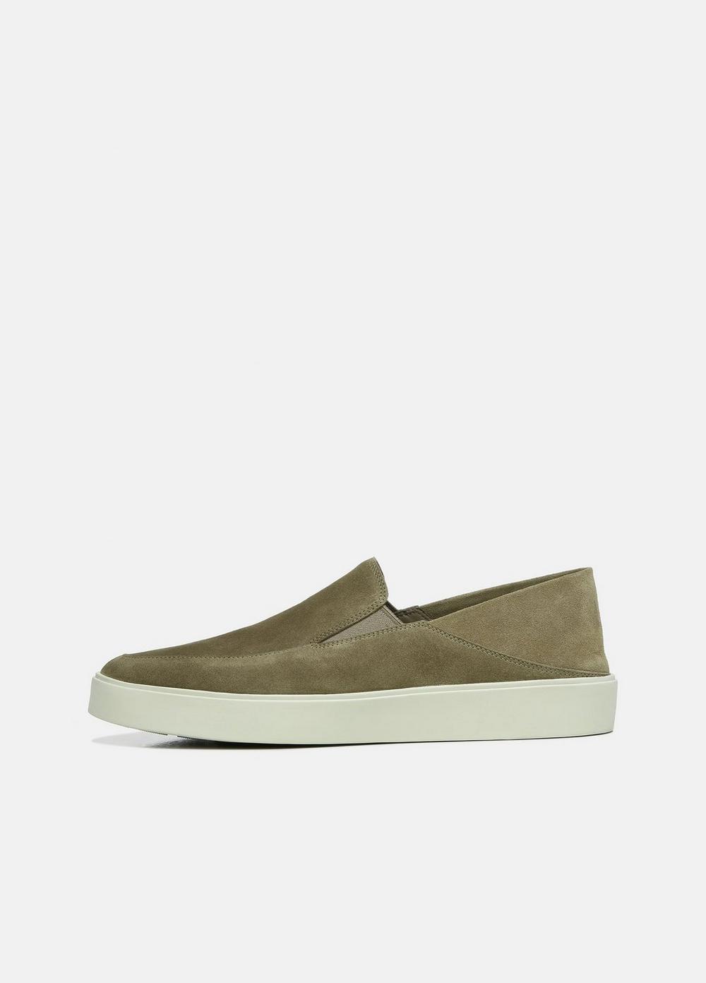 Men's Thomas Suede Sneaker - Flint by Vince — alternate view
