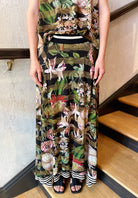 Skirt - Black Gold Floral by Beate Heymann — view 3