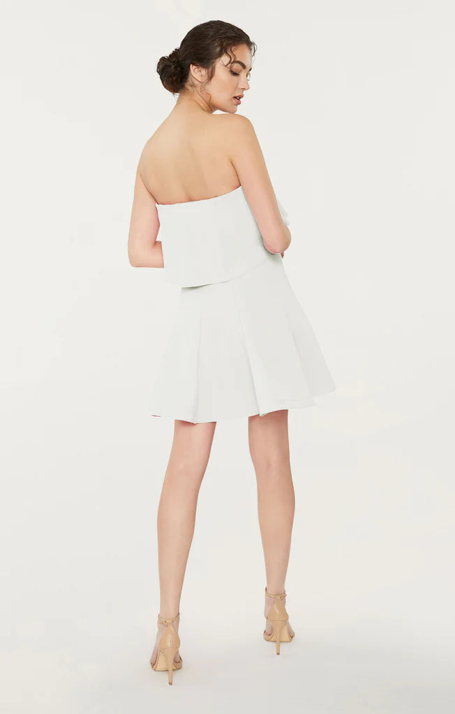 Driggs Flouncy Dress - White by Likely — alternate view