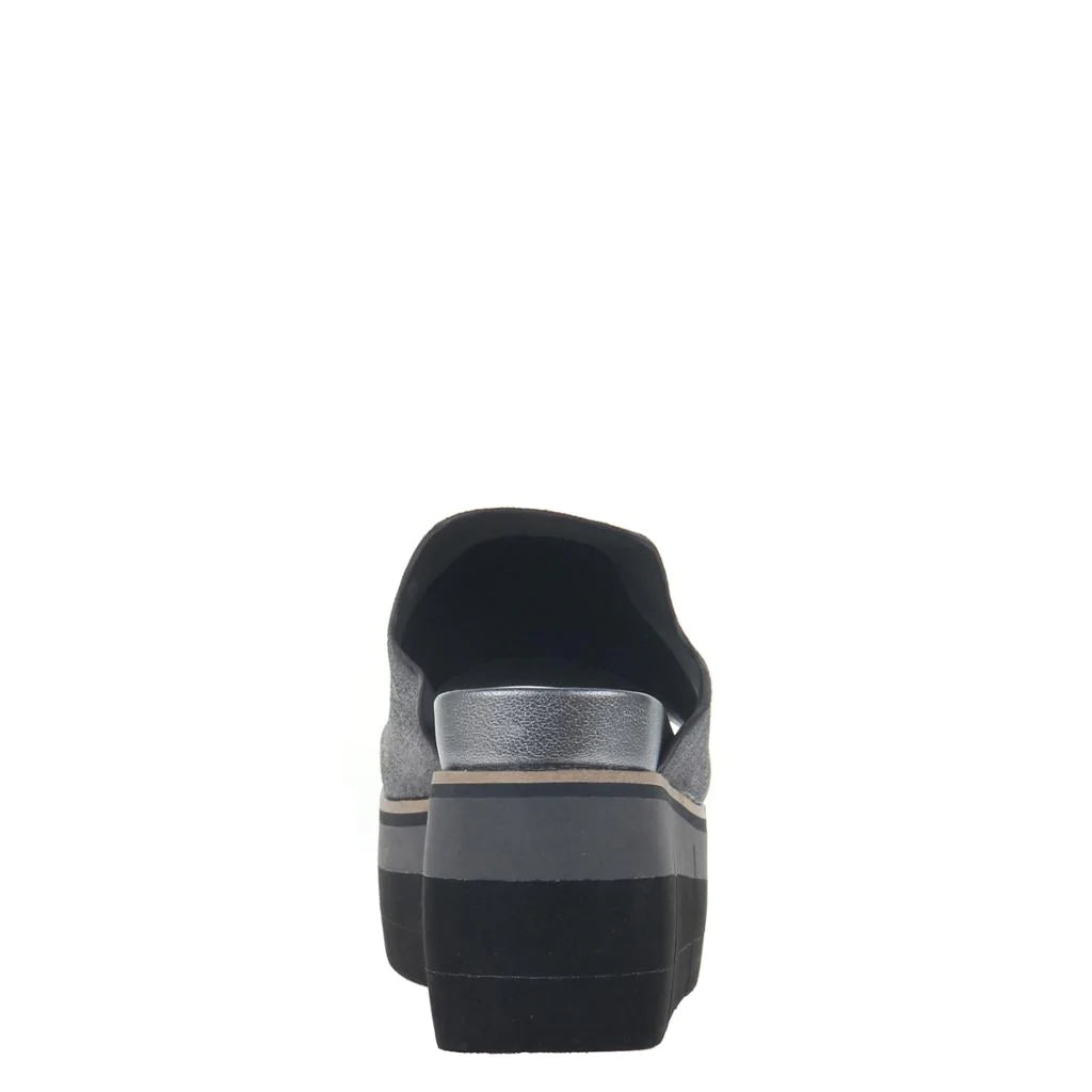 Flow Platform Sandal - Pewter by Naked Feet — view 5