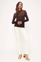 Northside Ombre Long Sleeve - French Roast by Project Social T — alternate view