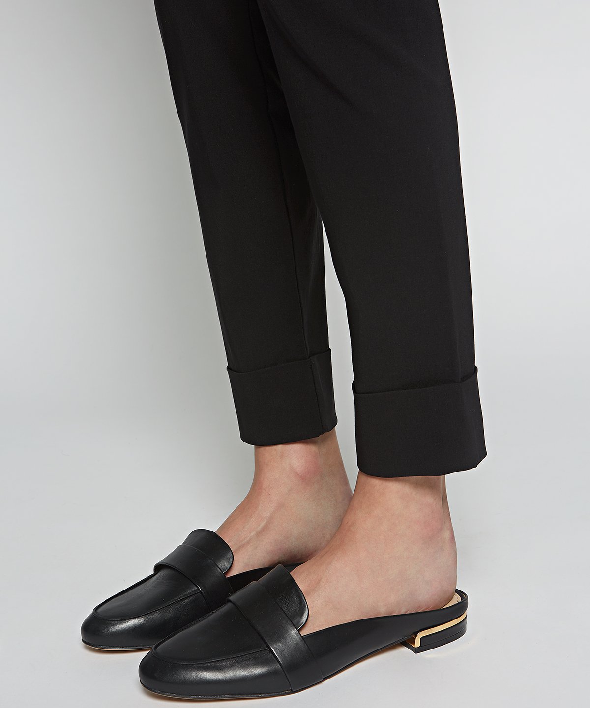 Franco Cuffed Pants - Black by Avenue Montaigne — view 4