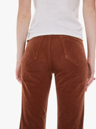 The Tomcat Ankle - Friar Brown Corduroy by MOTHER — view 3