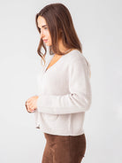 Cashmere Cardigan - Frost Grey by Naadam — view 3